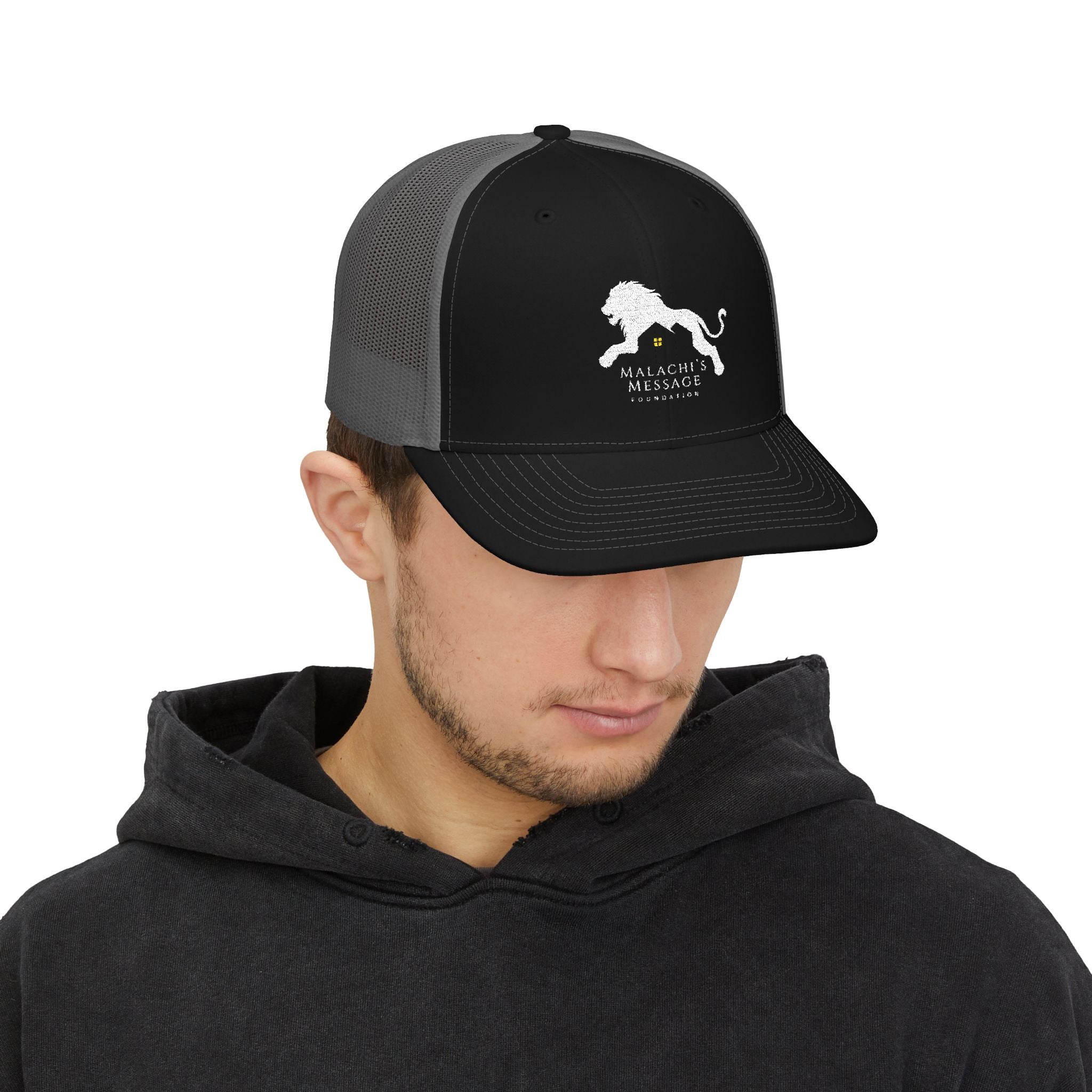 Lion Logo - Embroidered Richardson Snapback Hat