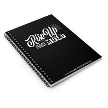 Load image into Gallery viewer, &quot;Rise Up from Mold&quot; Black Spiral Notebook
