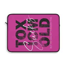Load image into Gallery viewer, PINK &quot;Toxic Mold Sucks&quot; Laptop Sleeve (Sizes: 12&quot;, 13&quot;, 15&quot;)
