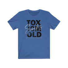 Load image into Gallery viewer, &quot;Toxic Mold Sucks&quot; Unisex Jersey Short Sleeve Tee (Army, Royal Blue, Asphalt)
