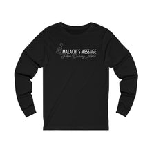 Load image into Gallery viewer, &quot;Hope During Mold&quot; Unisex Long Sleeve Tee (Black &amp; Dark Grey Heather)
