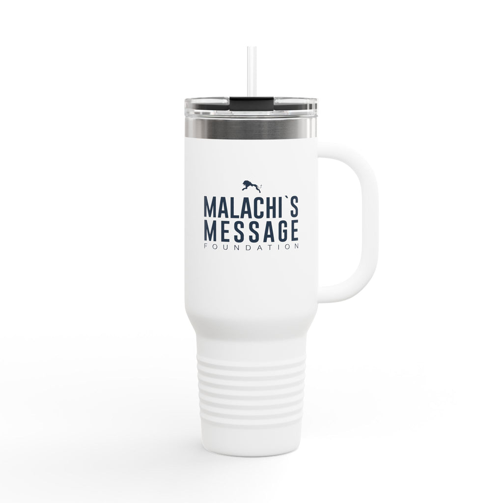 Malachi’s Message Tumbler — Insulated Travel Mug 40oz