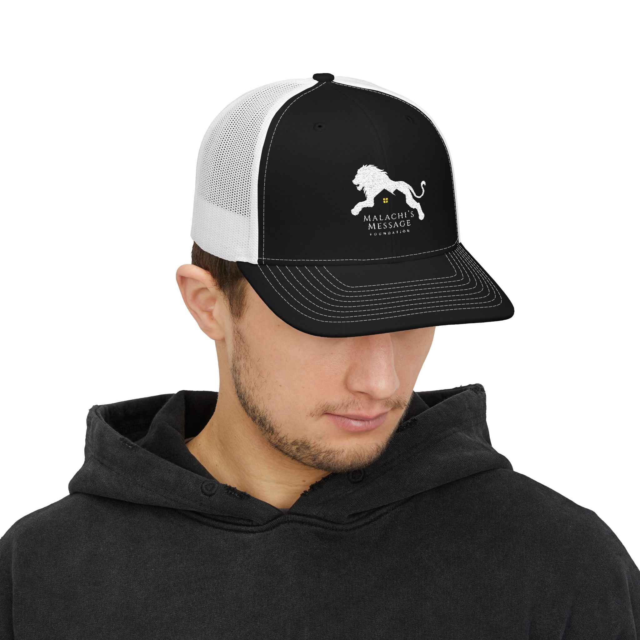 Lion Logo - Embroidered Richardson Snapback Hat