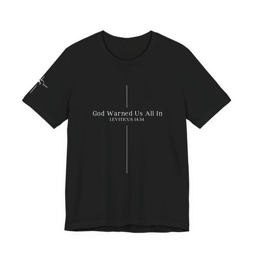 God Warned Us — Leviticus Scripture Tee